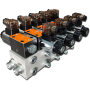 ROZDZIELACZ HYDRAULICZNY CETOP 4 SEKCYJNY 60L ELEKTRYCZNY 12V